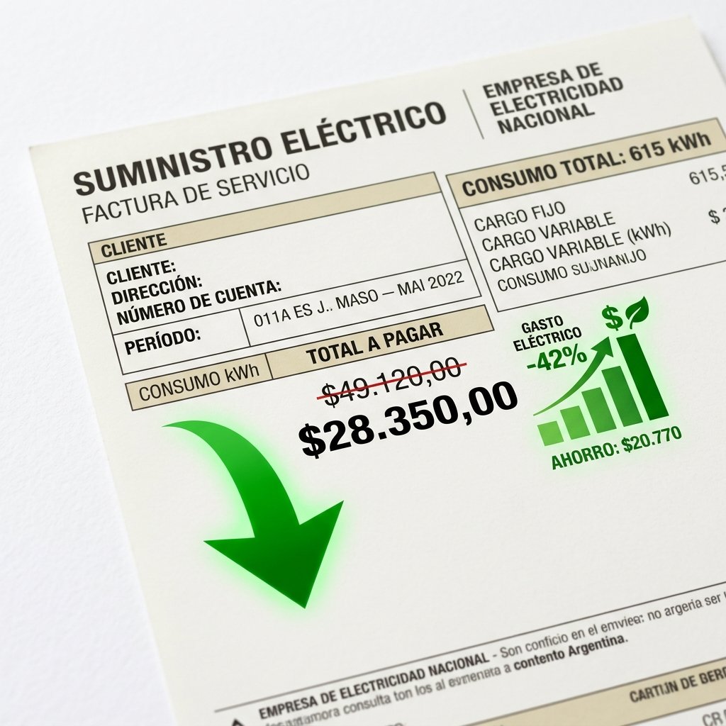Factura de luz con ahorro en Argentina