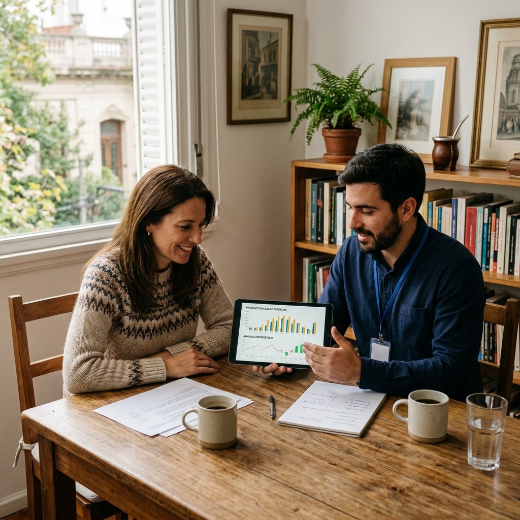 Asesoramiento sobre energía solar en departamento de Buenos Aires